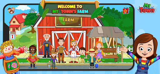 My Town Farm Animal game